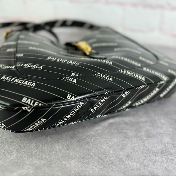 Gucci x Balenciaga Jackie 1961 Clip Black Hobo Bag NWT 636712 $3200 - Picture 6 of 16